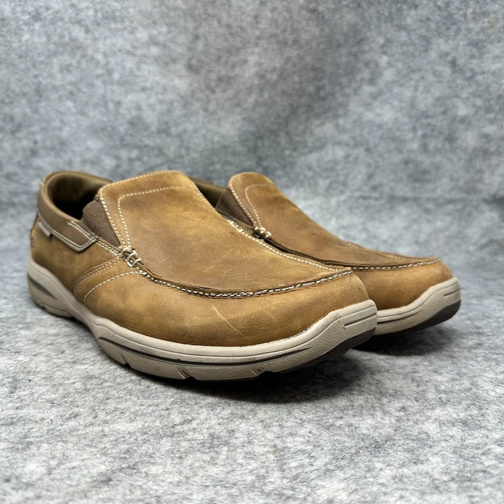 Skechers Relaxed Fit Harper Forde Loafer Shoes Mens Sz 11.5 EWW Extra Wide